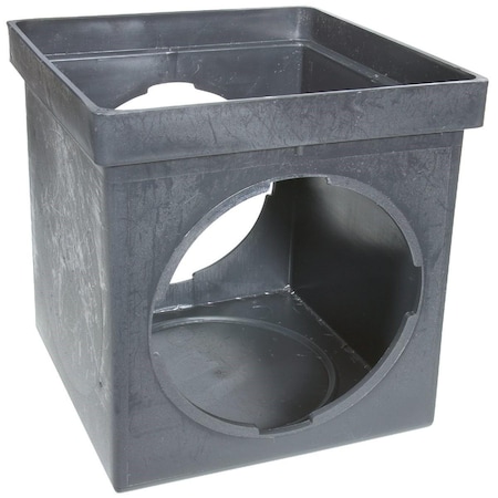 Nds 9 In. x 9 In. Black Square Catch Basin 900